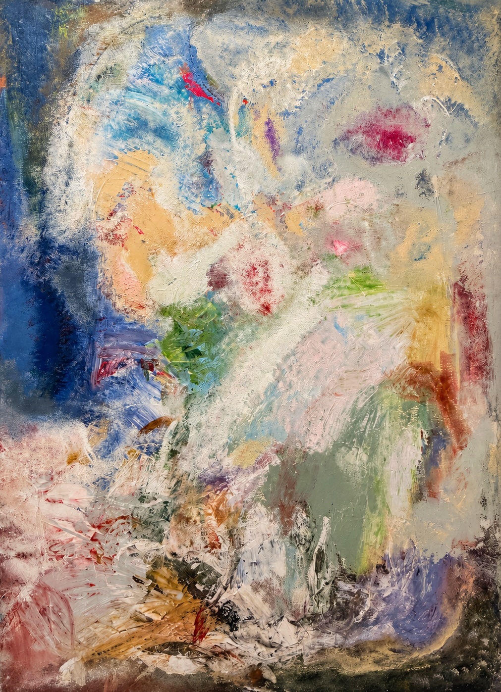 Family Work contemporary acrylic painting by Fraulein & Feathers